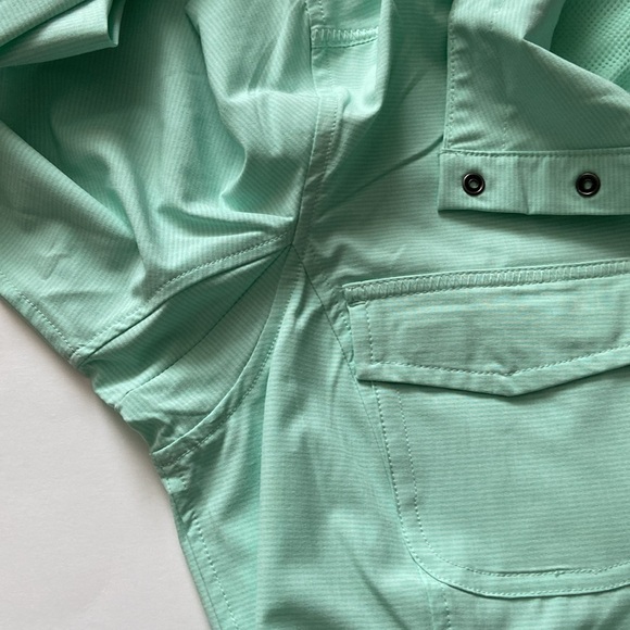 Duluth Trading Company Womens Windbreaker Pullover Tunic  M Mint Green - Picture 6 of 12